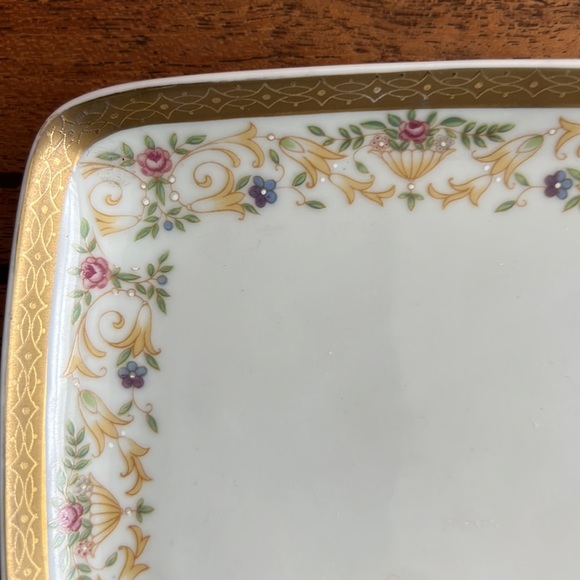 Porcelain Decorated Soap/Candy Dish by Leart, Blumenau Made in Brazil - Picture 2 of 8